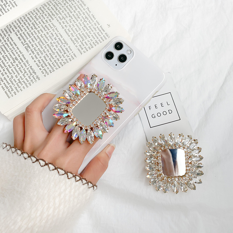 Mobile Electronics Gadgets - Luxury Shiny Square Mirror Mobile Phone