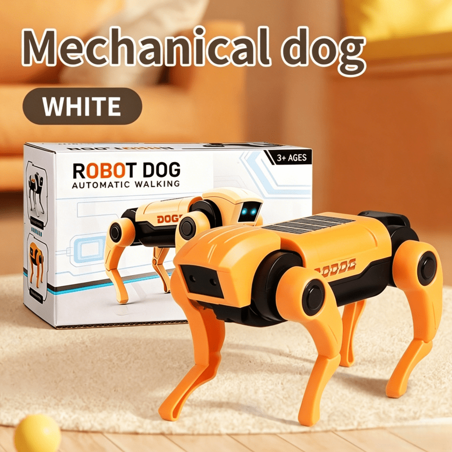 Electronics Gadgets To Gift - Battery‑Operated Mechanical Robot Dog Toy, Automatic