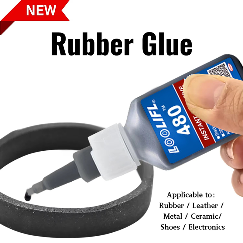 Electronics For Home - Loolifl480 Instant Rubber Glue, Black Cyanoacrylate