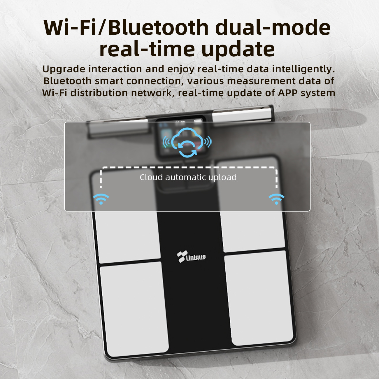 Eight-electrode Bluetooth WiFi - огляд і ціна Body Fat Scale Smart