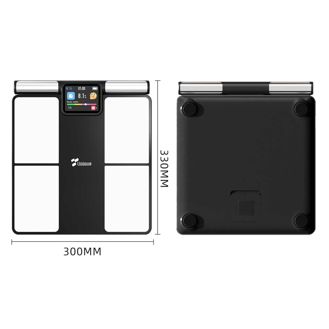 Eight-electrode Bluetooth WiFi - огляд і ціна Body Fat Scale Smart
