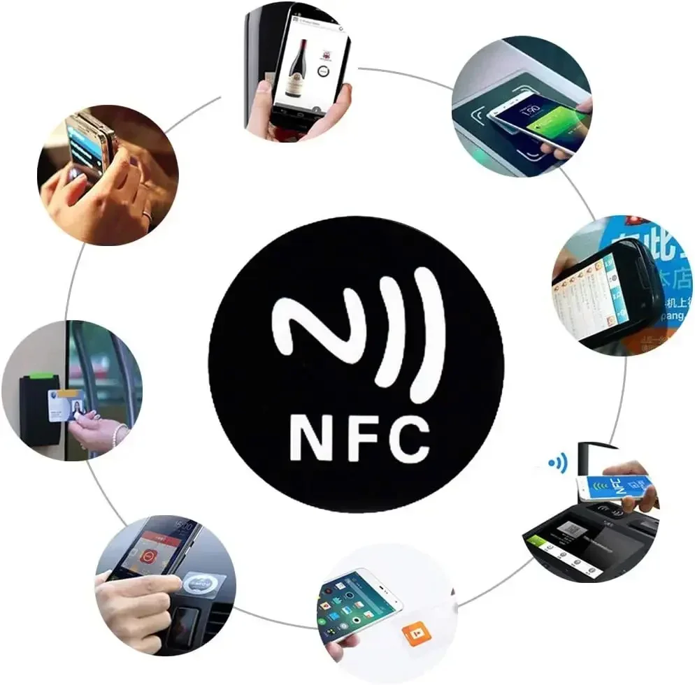 50-10PCS RFID NFC Ntg215 Tags  - огляд і ціна Nfc Tag Programmable