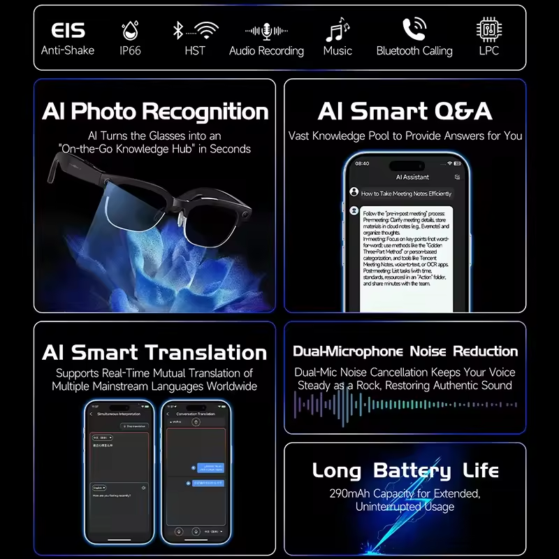 2026New AI Smart Glasses 120+L - огляд і ціна Smart Glasses Ar