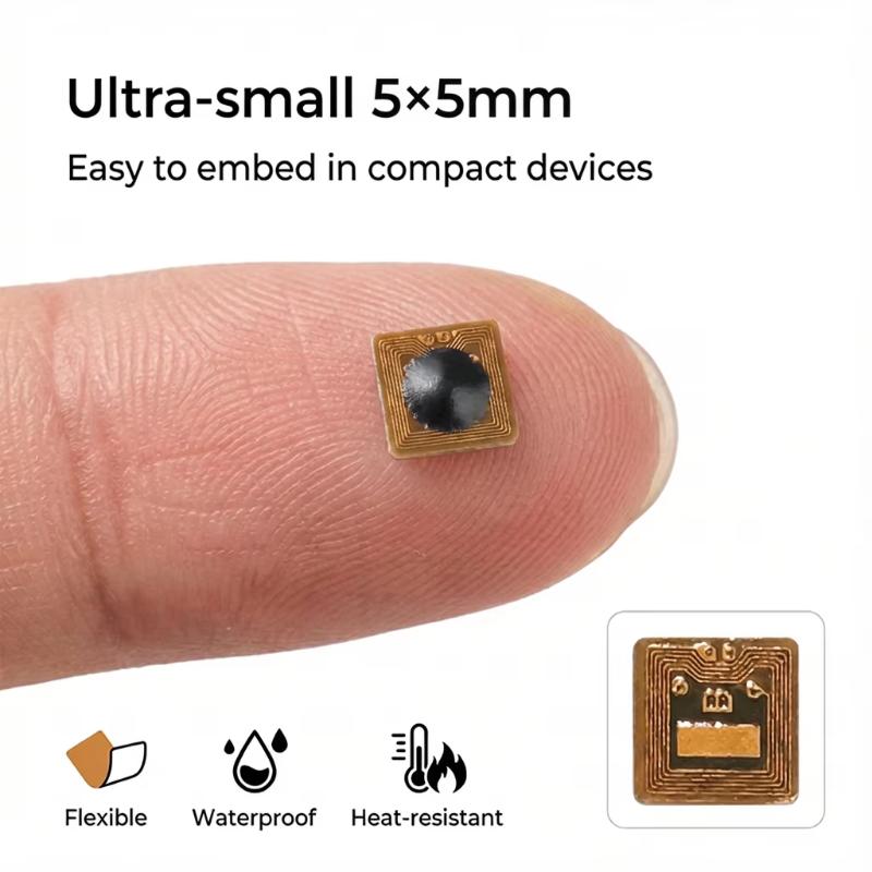 1/5/10PCS Programmable 5*5mm M - огляд і ціна Nfc Tag Programmable