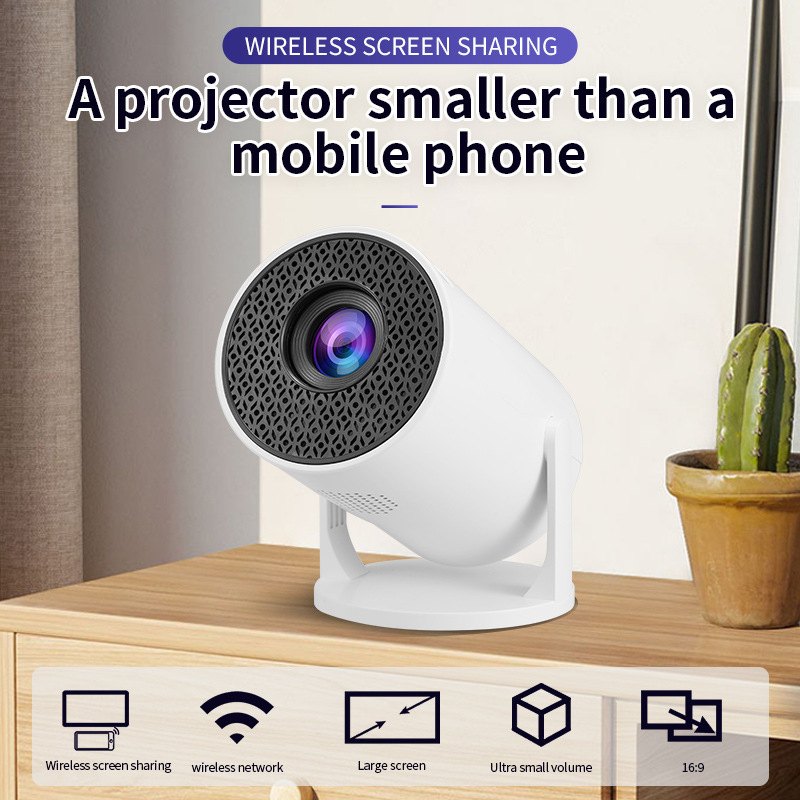 NEW Wifi HY300mini 2026  4K Sm - огляд і ціна Mini Projector Portable