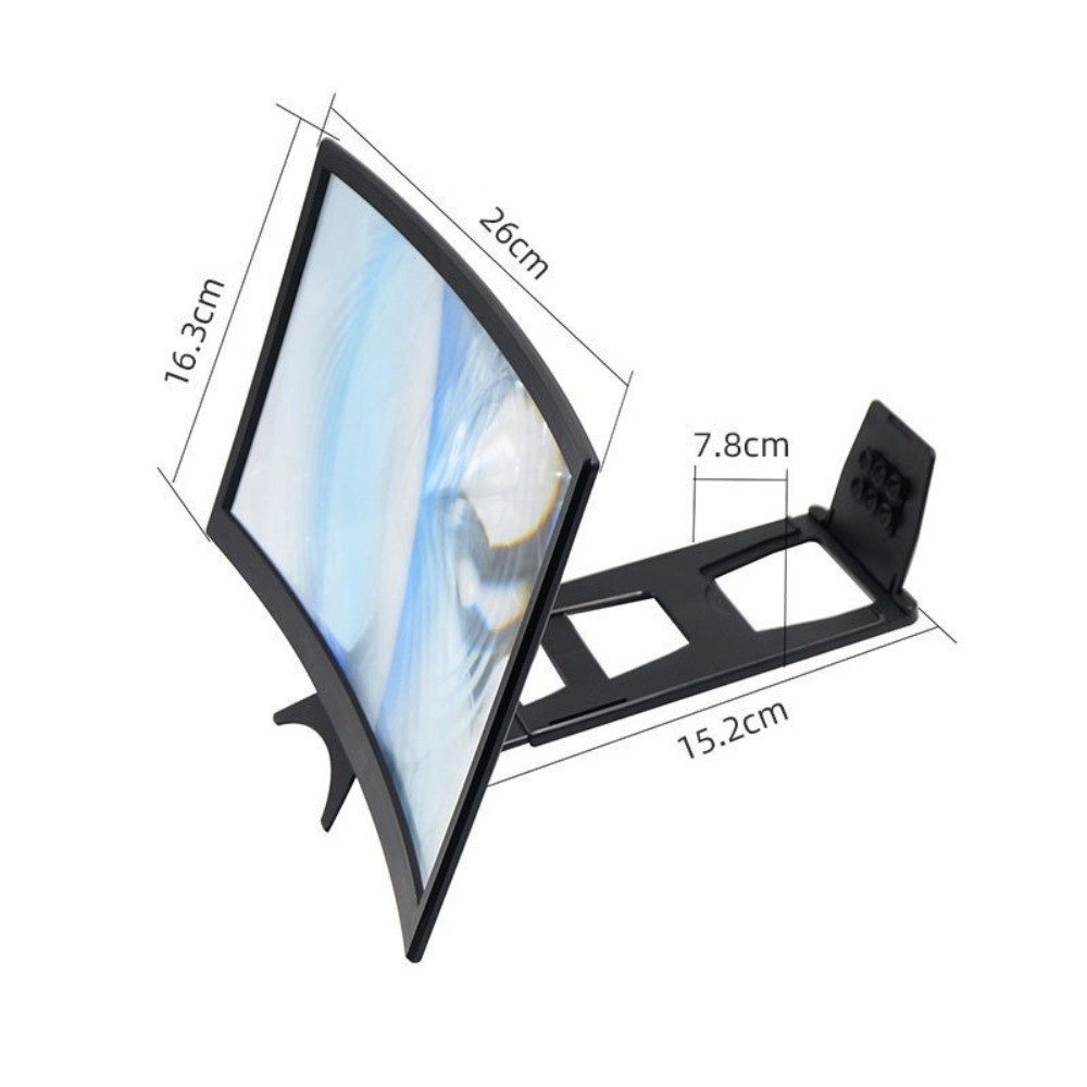 12 Inch 3D Screen Magnifier Br - огляд і ціна Mini Projector Portable