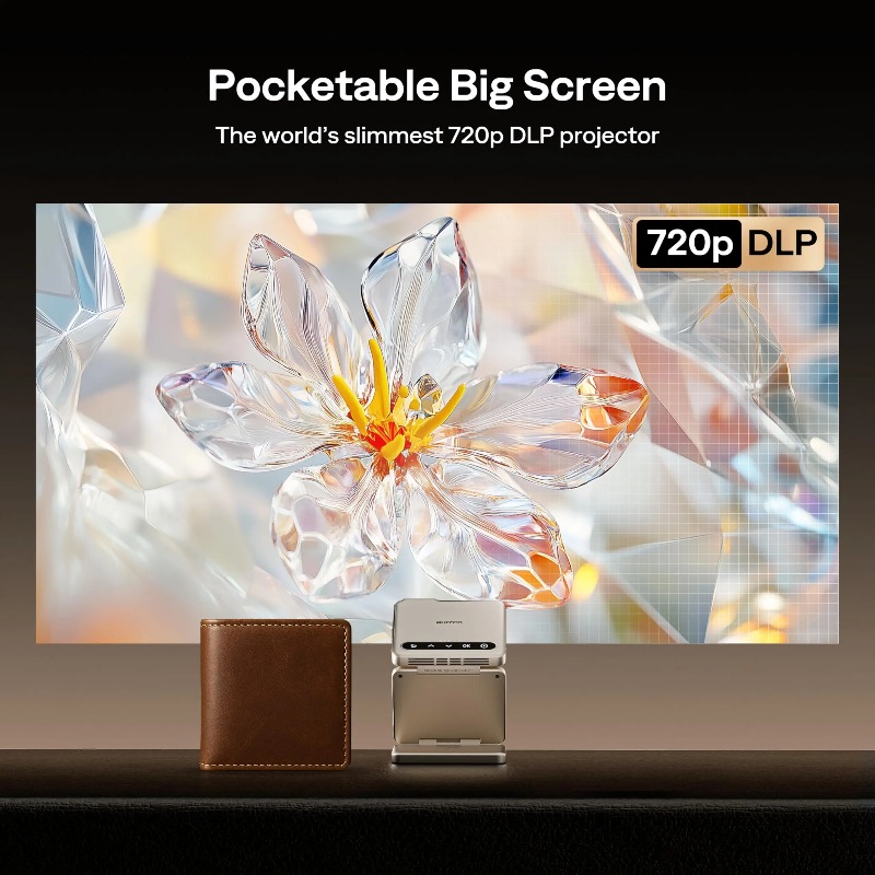 Yinzam ZIP Gold Tri-Fold Porta - огляд і ціна Mini Projector Portable
