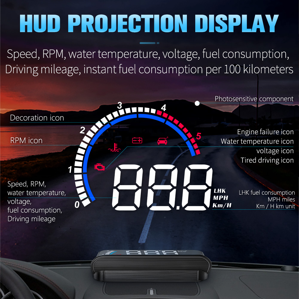 M13 Car OBD Speed Projector fo - огляд і ціна Mini Projector Portable