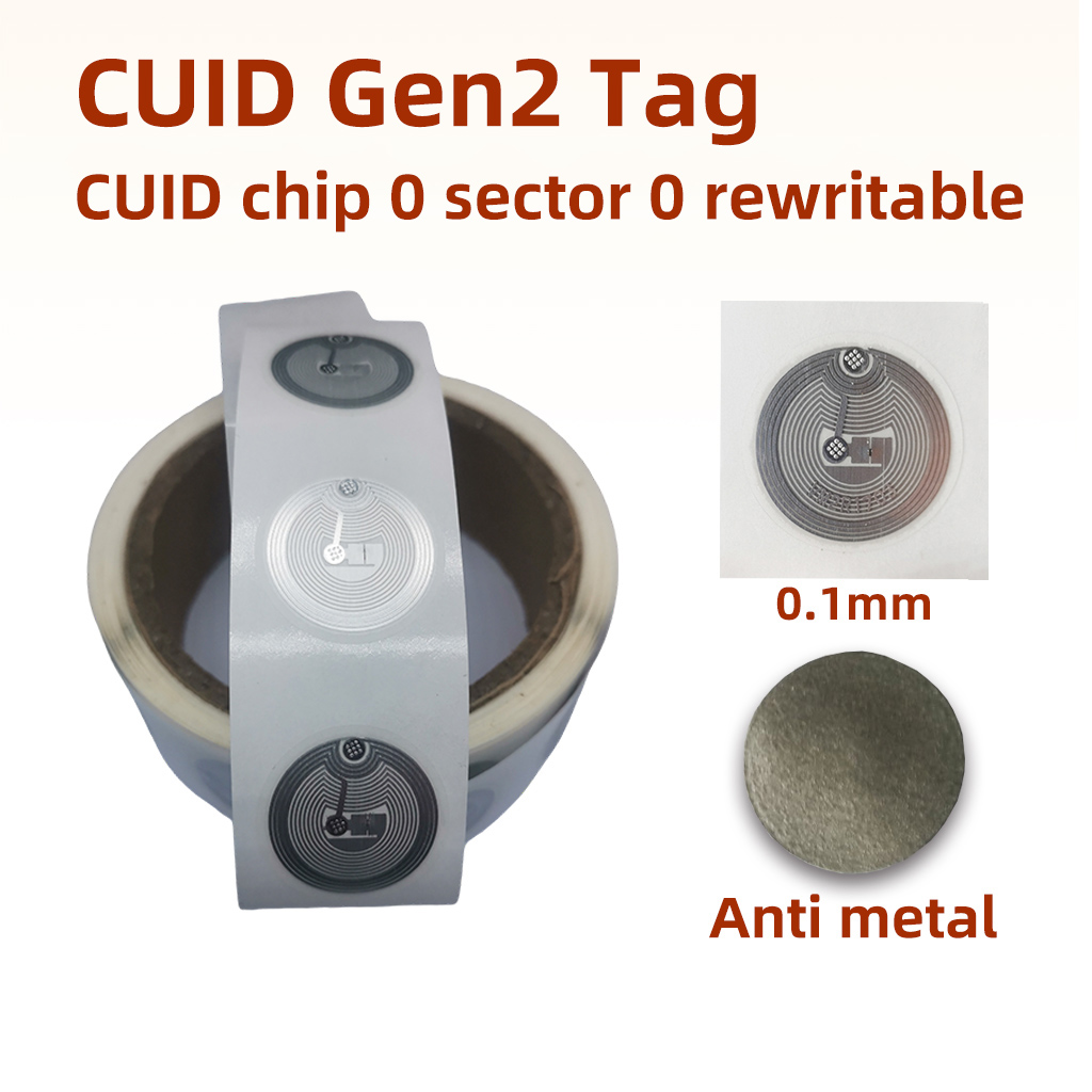 cuid Sticker Wet Inlay 13.56mh - огляд і ціна Nfc Tag Programmable