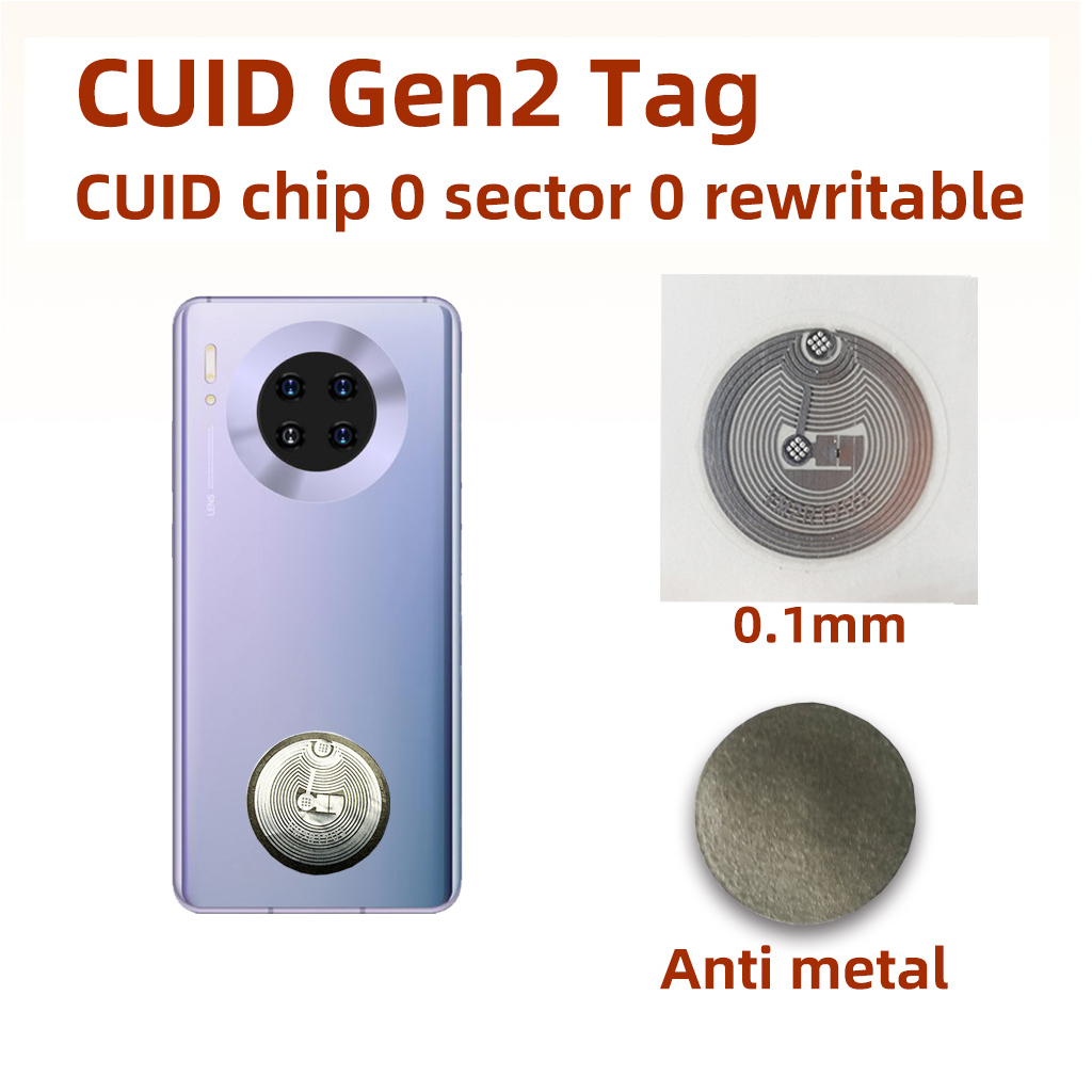 cuid Sticker Wet Inlay 13.56mh - огляд і ціна Nfc Tag Programmable