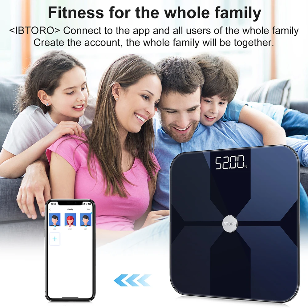 Body Fat Scale Wifi Home Preci - огляд і ціна Body Fat Scale Smart